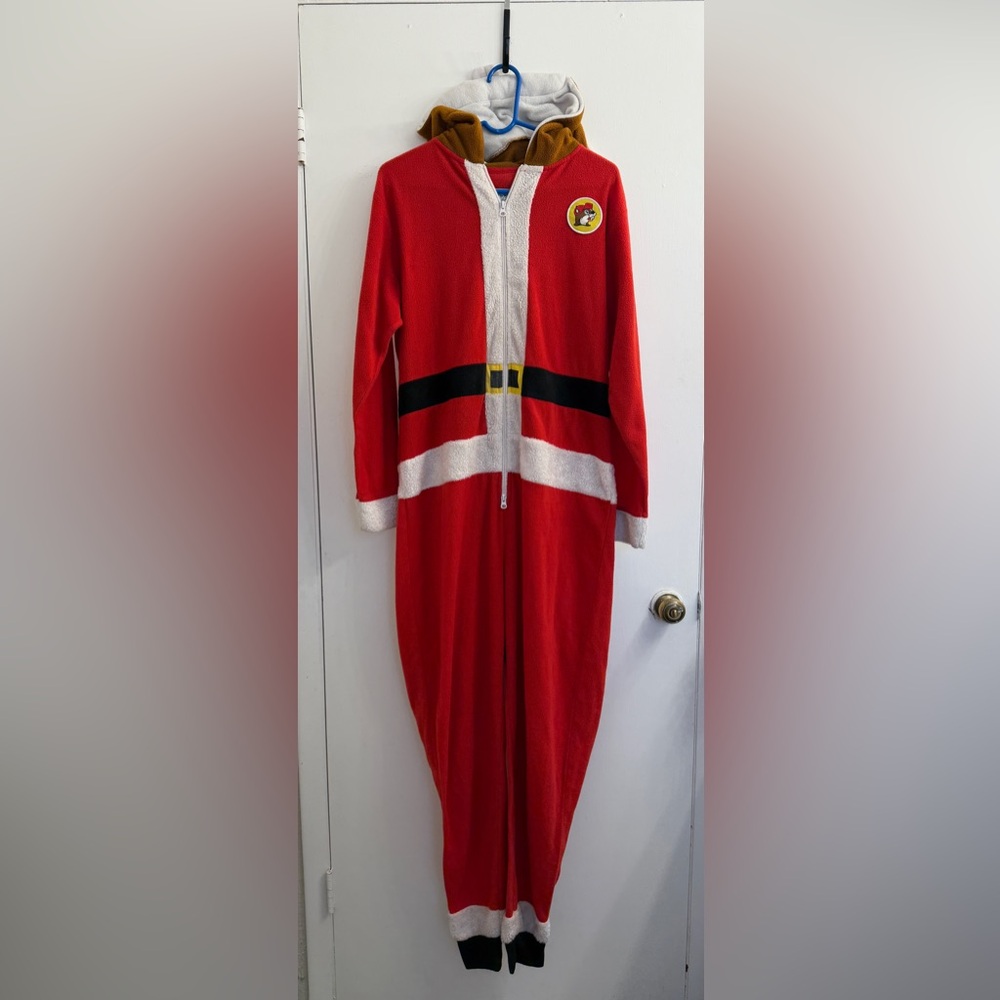 Buc-ee’s Christmas Full Length Small Santa Clause Onesie